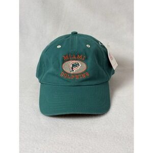 NFL Miami Dolphins Hat Mens Aqua Green Adjustable Cotton Dad Cap Vintage Style